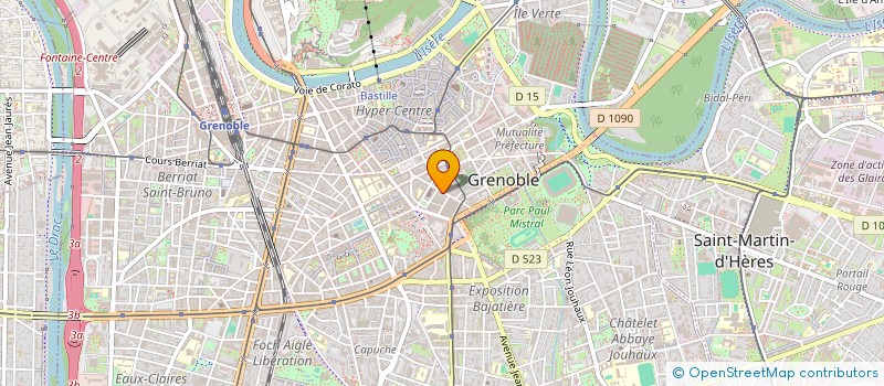 localisation de l'entreprise MONSIEUR JOSEPH ALBORGHETTI  GRENOBLE