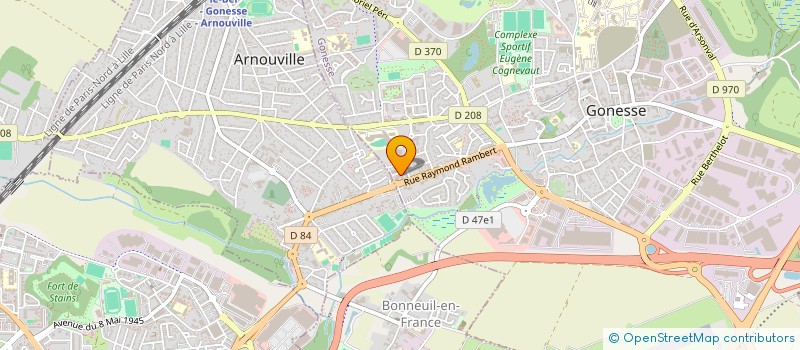 localisation de l'entreprise MONSIEUR JOSEPH ALCIDE à GONESSE