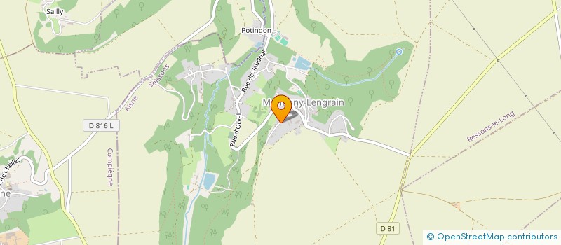 localisation de l'entreprise MONSIEUR JOSEPH ALEXANDRE  MONTIGNY-LENGRAIN