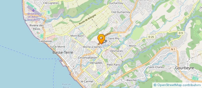 localisation de l'entreprise MONSIEUR JOSEPH ALEXANDRE à SAINT-CLAUDE