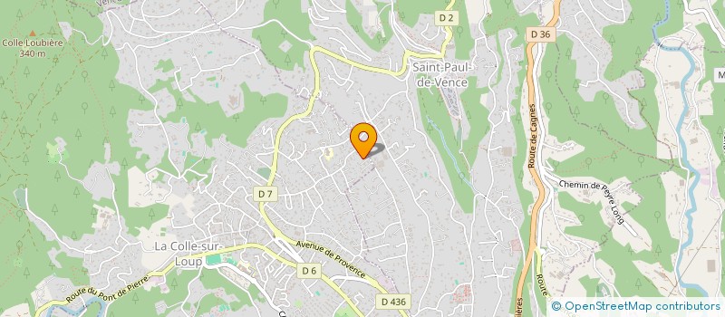 localisation de l'entreprise MONSIEUR JOSEPH ALLAIS à LA COLLE-SUR-LOUP