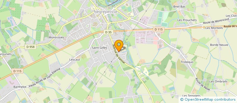 localisation de l'entreprise MONSIEUR JOSEPH AMADOR  NEGREPELISSE