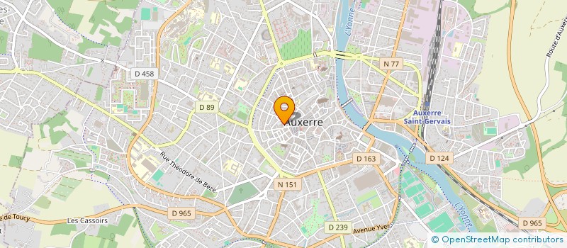localisation de l'entreprise MONSIEUR JOSEPH AMBROSE à AUXERRE
