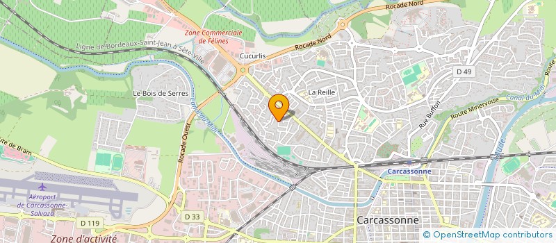 localisation de l'entreprise MONSIEUR JOSEPH ANDREU à CARCASSONNE