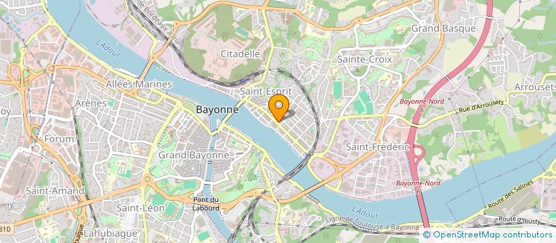 localisation de l'entreprise MONSIEUR JOSEPH ANDRIEU  BAYONNE