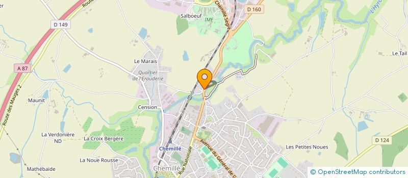 localisation de l'entreprise MONSIEUR JOSEPH ANTIER à CHEMILLE-EN-ANJOU