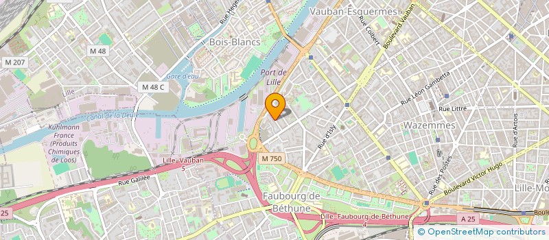 localisation de l'entreprise MONSIEUR JOSEPH-ANTOINE CAPON  LILLE