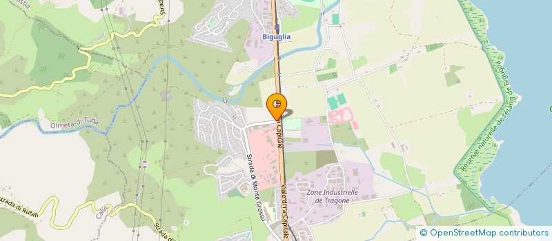 localisation de l'entreprise MONSIEUR JOSEPH-ANTOINE CAREDDU  BIGUGLIA