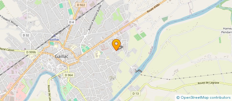 localisation de l'entreprise MONSIEUR JOSEPH ANTOINE DE CONTI  GAILLAC