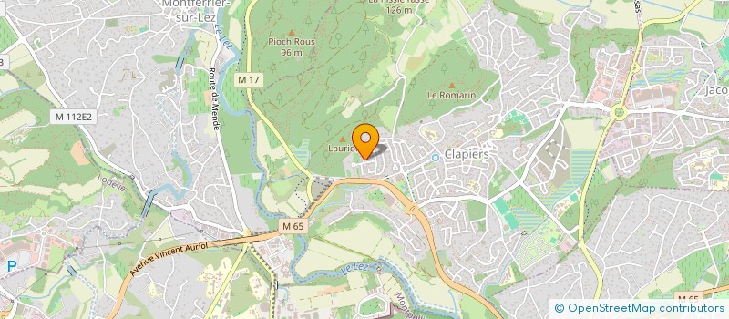 localisation de l'entreprise MONSIEUR JOSEPH AOUAT  CLAPIERS