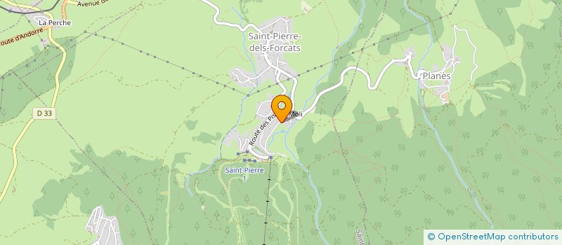 localisation de l'entreprise MONSIEUR JOSEPH ARBOS  SAINT-PIERRE-DELS-FORCATS