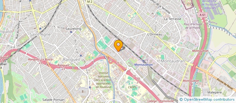 localisation de l'entreprise MONSIEUR JOSEPH ATTAH  TOULOUSE