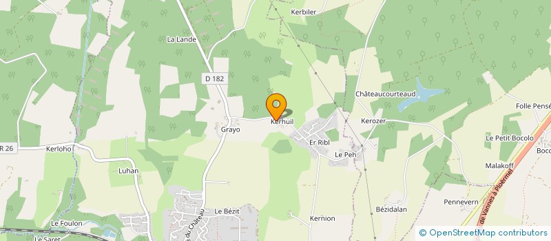 localisation de l'entreprise MONSIEUR JOSEPH AUDO  SAINT-NOLFF