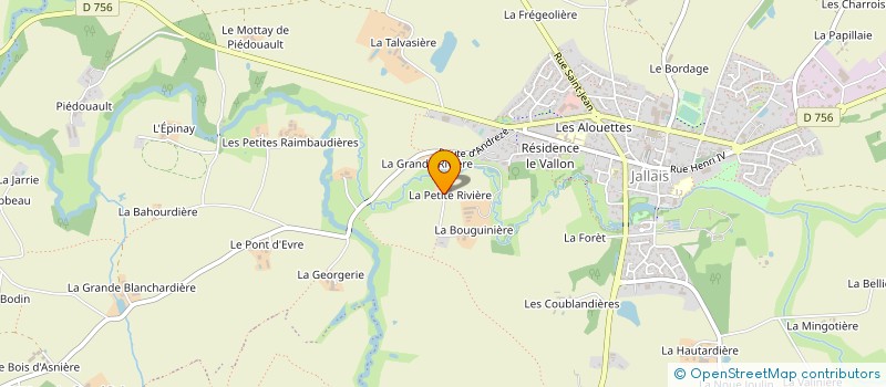 localisation de l'entreprise MONSIEUR JOSEPH AUGEREAU à BEAUPREAU-EN-MAUGES