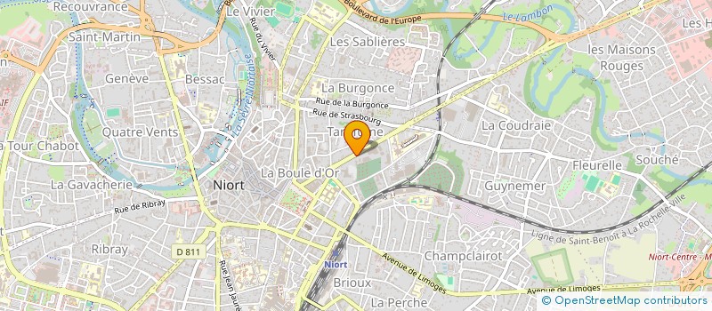 localisation de l'entreprise MONSIEUR JOSEPH AUGUIN  NIORT