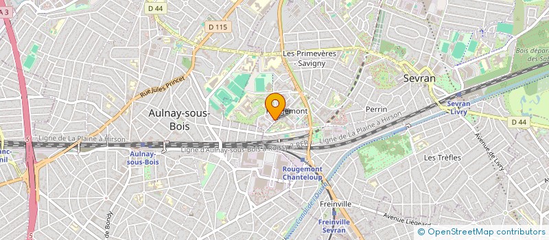 localisation de l'entreprise MONSIEUR JOSEPH AUGUSTE  SEVRAN