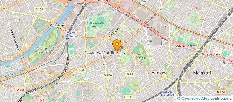 localisation de l'entreprise MONSIEUR JOSEPH AUNEAU à ISSY-LES-MOULINEAUX