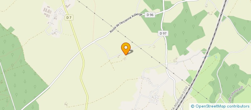 localisation de l'entreprise MONSIEUR JOSEPH BACHELIER  CELLE-L'EVESCAULT