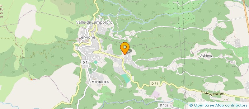 localisation de l'entreprise MONSIEUR JOSEPH BALDASSARI à CERVIONE