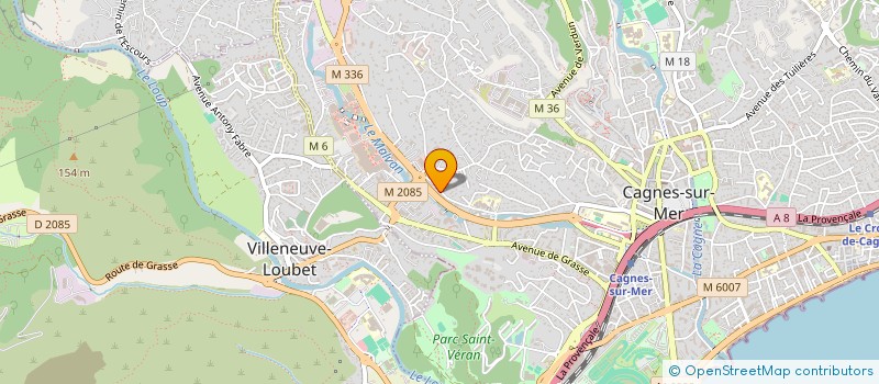 localisation de l'entreprise MONSIEUR JOSEPH BALDINI à CAGNES-SUR-MER