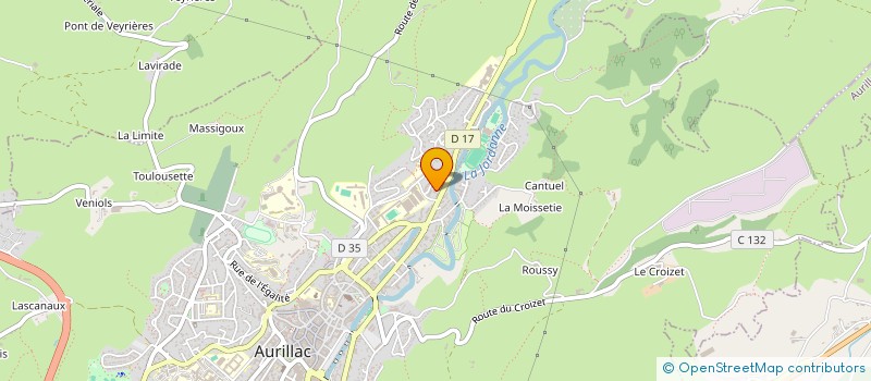 localisation de l'entreprise MONSIEUR JOSEPH BALDINI à AURILLAC