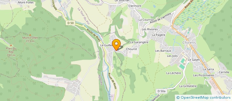 localisation de l'entreprise MONSIEUR JOSEPH BANCHERI  CHIRENS