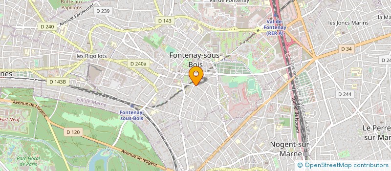 localisation de l'entreprise MONSIEUR JOSEPH BANOUB à FONTENAY-SOUS-BOIS