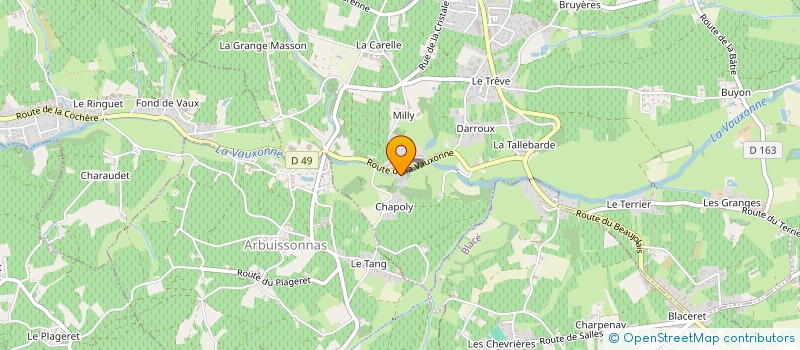 localisation de l'entreprise MONSIEUR JOSEPH BARBERA à VAUX-EN-BEAUJOLAIS