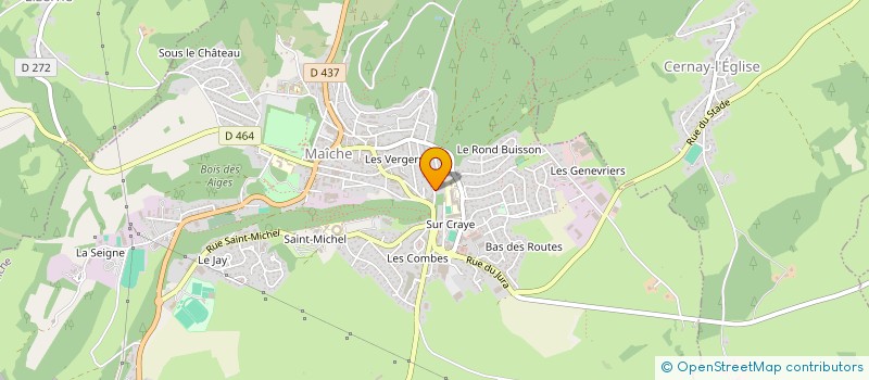 localisation de l'entreprise MONSIEUR JOSEPH BARET  MAICHE