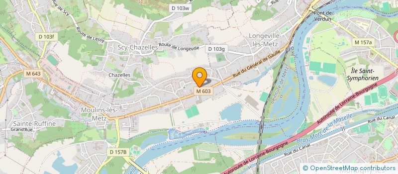 localisation de l'entreprise MONSIEUR JOSEPH BARONI  SCY-CHAZELLES