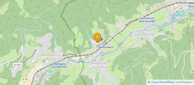 localisation de l'entreprise MONSIEUR JOSEPH BARRE à BREITENBACH-HAUT-RHIN