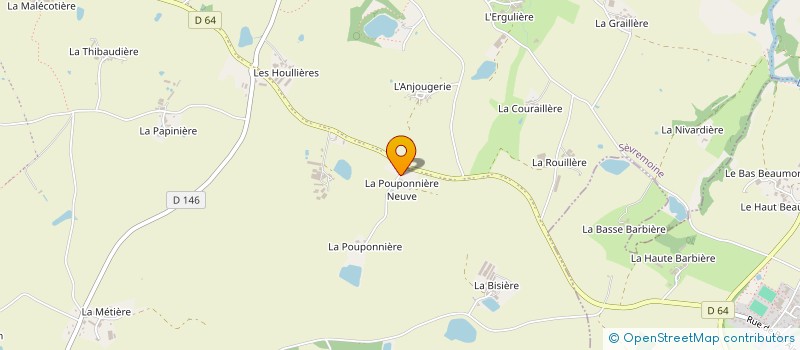 localisation de l'entreprise MONSIEUR JOSEPH BAUMARD  SEVREMOINE