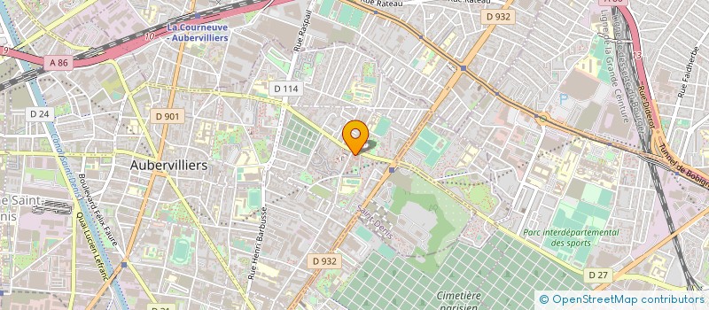 localisation de l'entreprise MONSIEUR JOSEPH BEAUVOIR  AUBERVILLIERS