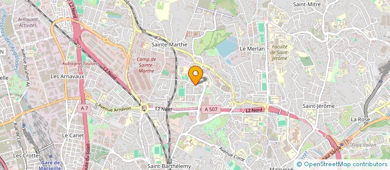 localisation de l'entreprise MONSIEUR JOSEPH BECHARA à MARSEILLE