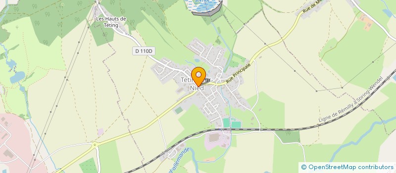 localisation de l'entreprise MONSIEUR JOSEPH BECKER  TETING-SUR-NIED