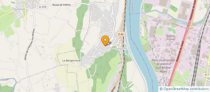 localisation de l'entreprise MONSIEUR JOSEPH BEGUE  SOYONS