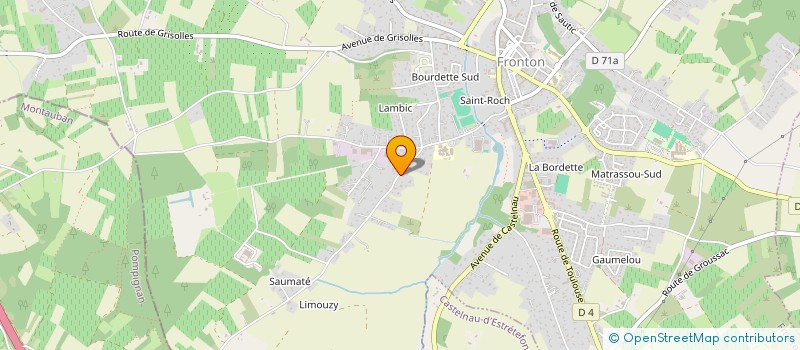 localisation de l'entreprise MONSIEUR JOSEPH BELDA  FRONTON