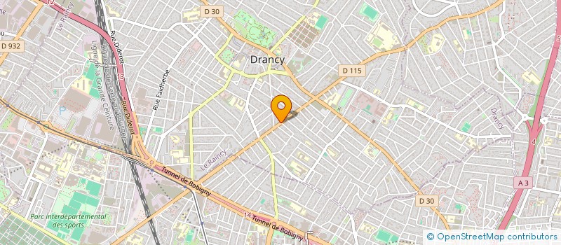 localisation de l'entreprise MONSIEUR JOSEPH BELLAHSEN  DRANCY