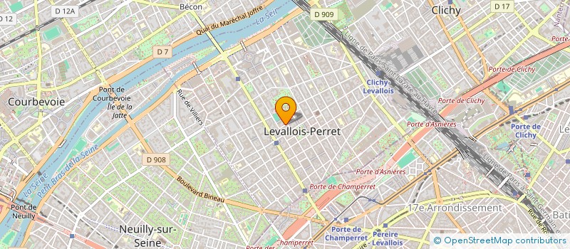 localisation de l'entreprise MONSIEUR JOSEPH BELLIVIER DE PRIN à LEVALLOIS-PERRET