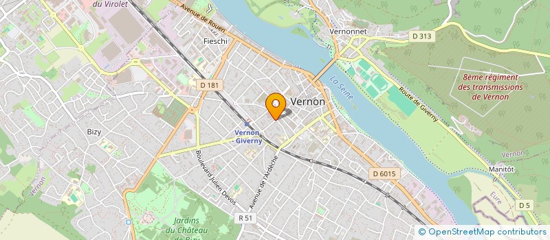 localisation de l'entreprise MONSIEUR JOSEPH BEN DAYAN  VERNON