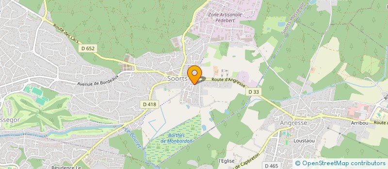localisation de l'entreprise MONSIEUR JOSEPH BEN ICHOU à SOORTS-HOSSEGOR