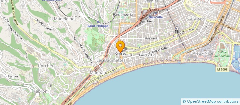 localisation de l'entreprise MONSIEUR JOSEPH BENBASSAT à NICE