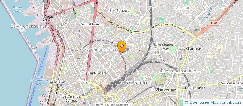 localisation de l'entreprise MONSIEUR JOSEPH BENICHOU à MARSEILLE