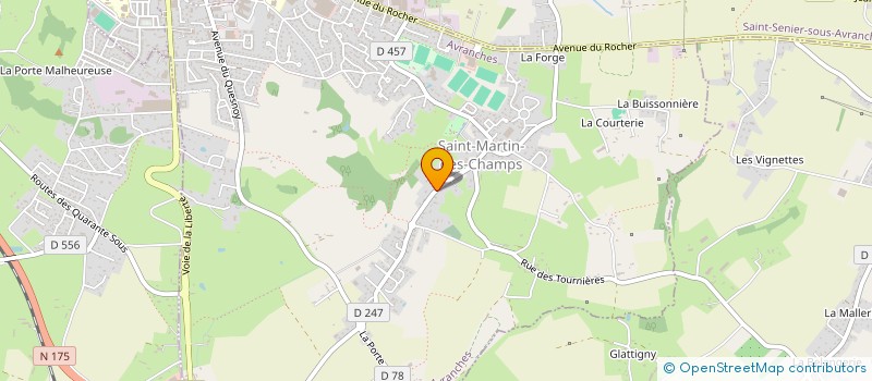 localisation de l'entreprise MONSIEUR JOSEPH BENNOSON  AVRANCHES