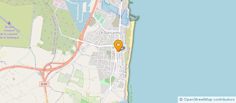 localisation de l'entreprise MONSIEUR JOSEPH BERGES  LE BARCARES