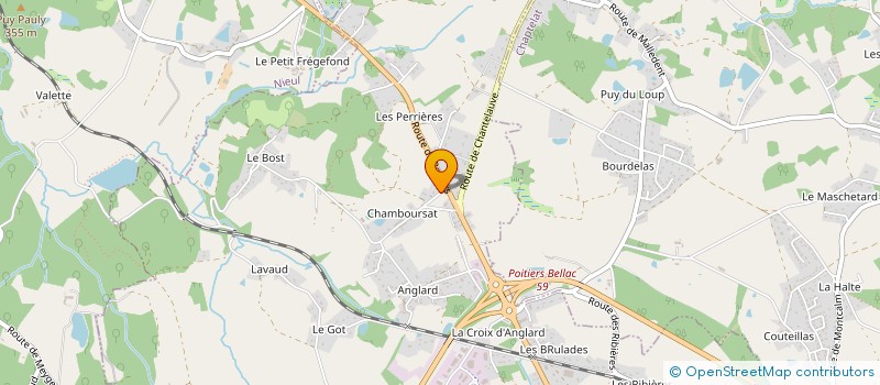 localisation de l'entreprise MONSIEUR JOSEPH BERMUDEZ à COUZEIX