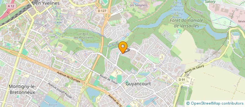 localisation de l'entreprise MONSIEUR JOSEPH BERTHON  GUYANCOURT