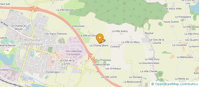 localisation de l'entreprise MONSIEUR JOSEPH BETTON à LA CHAPELLE DU LOU DU LAC