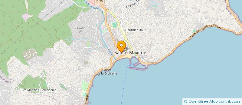 localisation de l'entreprise MONSIEUR JOSEPH BIAGIOTTI à SAINTE-MAXIME