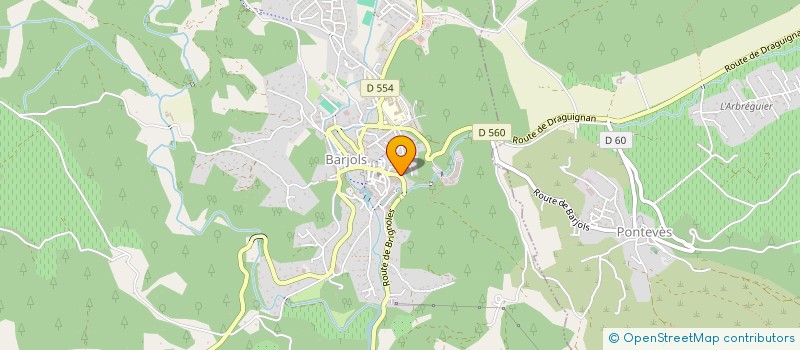 localisation de l'entreprise MONSIEUR JOSEPH BILLON  BARJOLS